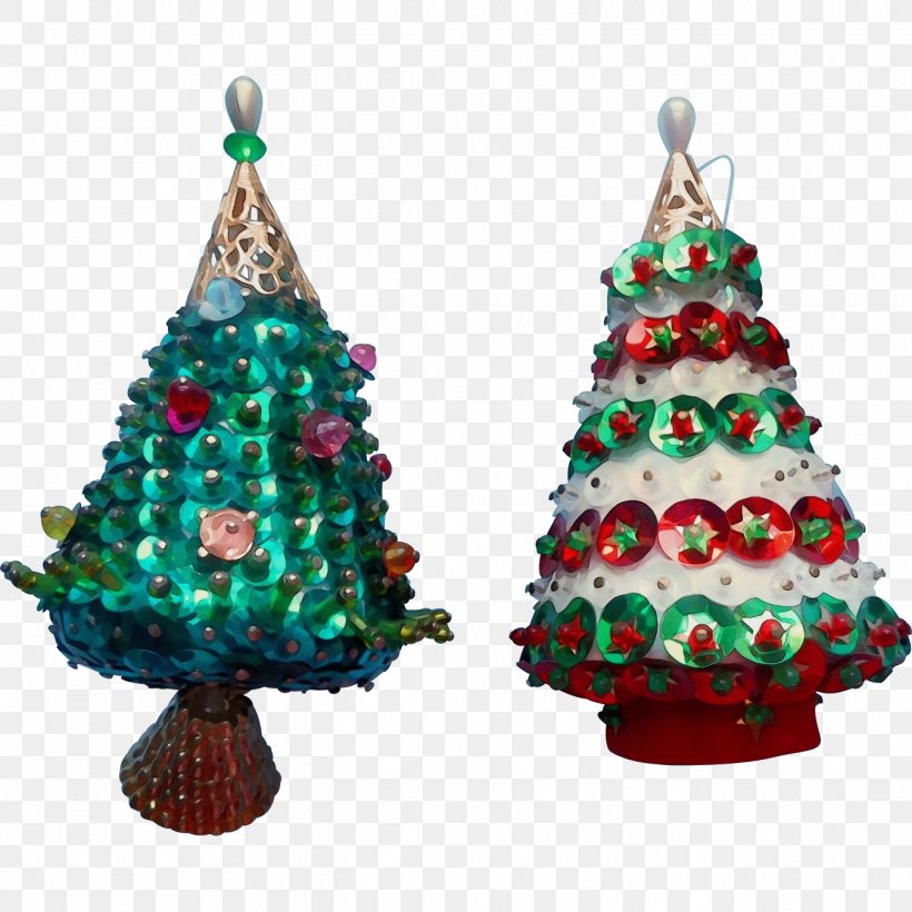 Christmas Tree, PNG, 1347x1347px, Watercolor, Christmas Decoration, Christmas Ornament, Christmas Tree, Colorado Spruce Download Free