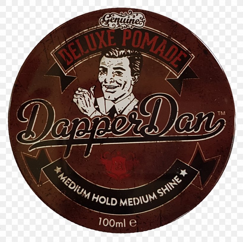 Dapper Dan Deluxe Pomade Hair Brand Font, PNG, 1771x1768px, Pomade, Brand, Hair, Label, Milliliter Download Free