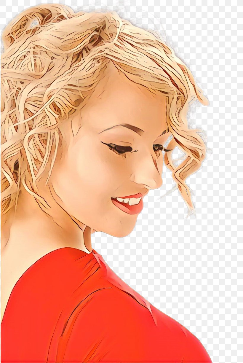 Lips Cartoon, PNG, 816x1224px, Girl, Beauty, Blond, Bob Cut, Brown Hair Download Free