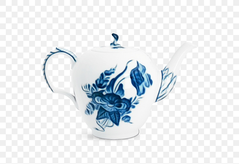 Mug Kettle Teapot Mug M Blue And White Pottery, PNG, 562x562px, Watercolor, Blue And White Pottery, Cobalt, Cobalt Blue, Dinnerware Set Download Free