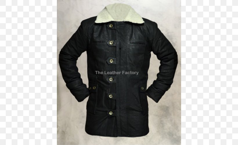 Leather Jacket Bane Coat, PNG, 500x500px, Leather Jacket, Bane, Button, Coat, Collar Download Free