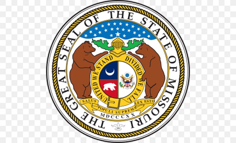 Seal Of Missouri Great Seal Of The United States U.S. State Missouri Supreme Court Motto, PNG, 500x500px, Seal Of Missouri, Area, Brand, Great Seal Of The United States, Law Download Free