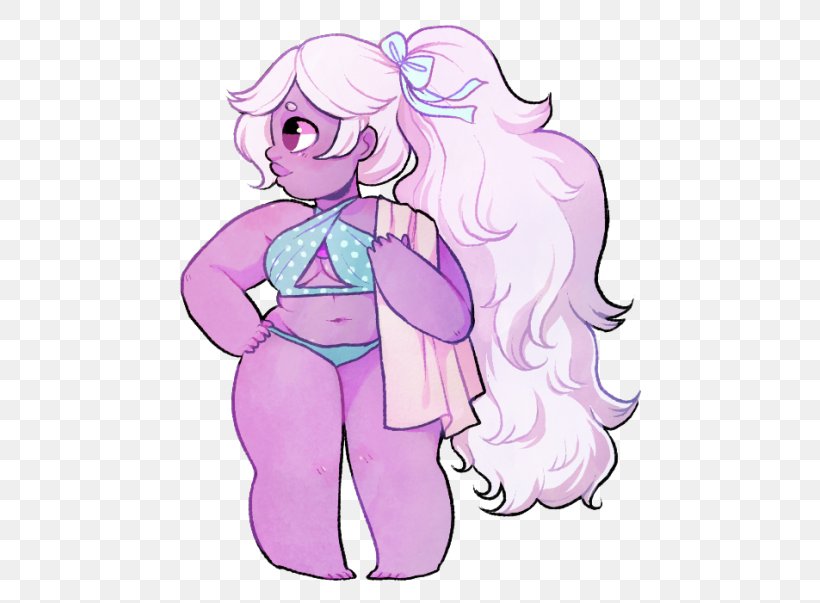 Garnet Amethyst Gemstone Pony Stevonnie, PNG, 500x603px, Watercolor, Cartoon, Flower, Frame, Heart Download Free