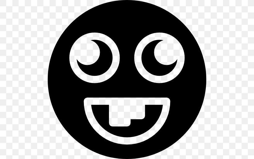 Smiley Emoticon, PNG, 512x512px, Smiley, Black And White, Emoji, Emoticon, Face Download Free