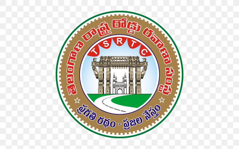 Telangana State Road Transport Corporation Bus Nizamabad Hyderabad, PNG, 512x512px, Bus, Area, Badge, Brand, Government Of Telangana Download Free