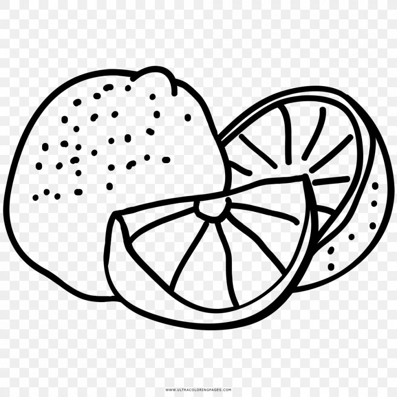 Drawing Lemon Coloring Book Black And White, PNG, 1000x1000px, Watercolor, Cartoon, Flower, Frame, Heart Download Free