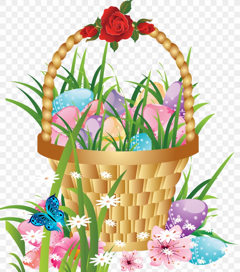 Easter Egg Clip Art, PNG, 4236x4808px, Egg, Basket, Cut Flowers, Easter, Easter Basket Download Free