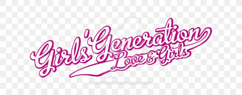 Girls' Generation Love & Girls Logo K-pop, PNG, 1024x401px, Watercolor, Cartoon, Flower, Frame, Heart Download Free