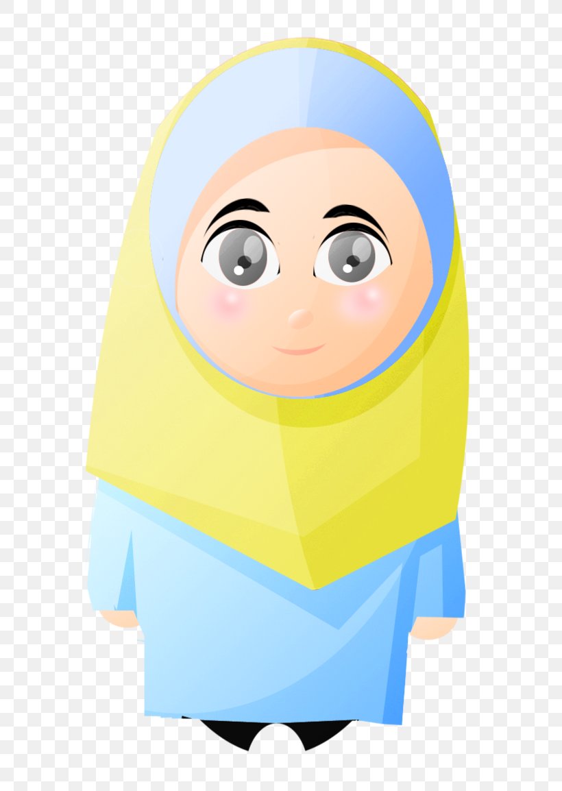Hijab Islam Muslim Child Emotion, PNG, 692x1154px, Watercolor, Cartoon, Flower, Frame, Heart Download Free