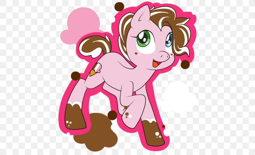 Pinkie Pie Cheese Sandwich Pony Cream, PNG, 500x500px, Watercolor, Cartoon, Flower, Frame, Heart Download Free