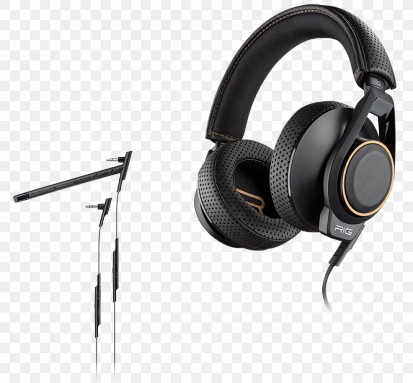 Microphone Plantronics RIG 600 Headphones Headset, PNG, 980x909px, Microphone, Audio, Audio Equipment, Dolby Atmos, Electronic Device Download Free