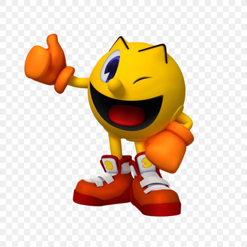 Pac-Man 256 Ms. Pac-Man Pac-Man Party Super Smash Bros. For Nintendo 3DS And Wii U, PNG, 1024x1024px, Pacman, Arcade Game, Bandai Namco Entertainment, Cartoon, Figurine Download Free