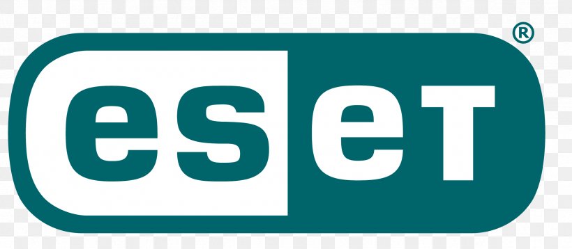 ESET NOD32 Antivirus Software Symantec Endpoint Protection Endpoint Security, PNG, 2362x1033px, Eset, Antivirus Software, Area, Blue, Brand Download Free