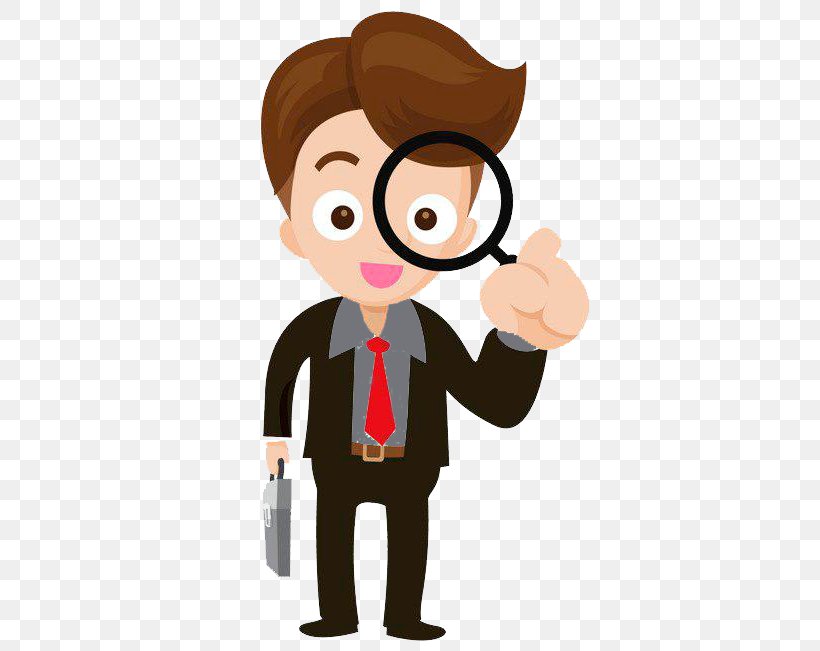 Magnifying Glass Businessperson Magnification Magnifier, PNG, 650x651px, Magnifying Glass, Afacere, Animation, Businessperson, Cartoon Download Free