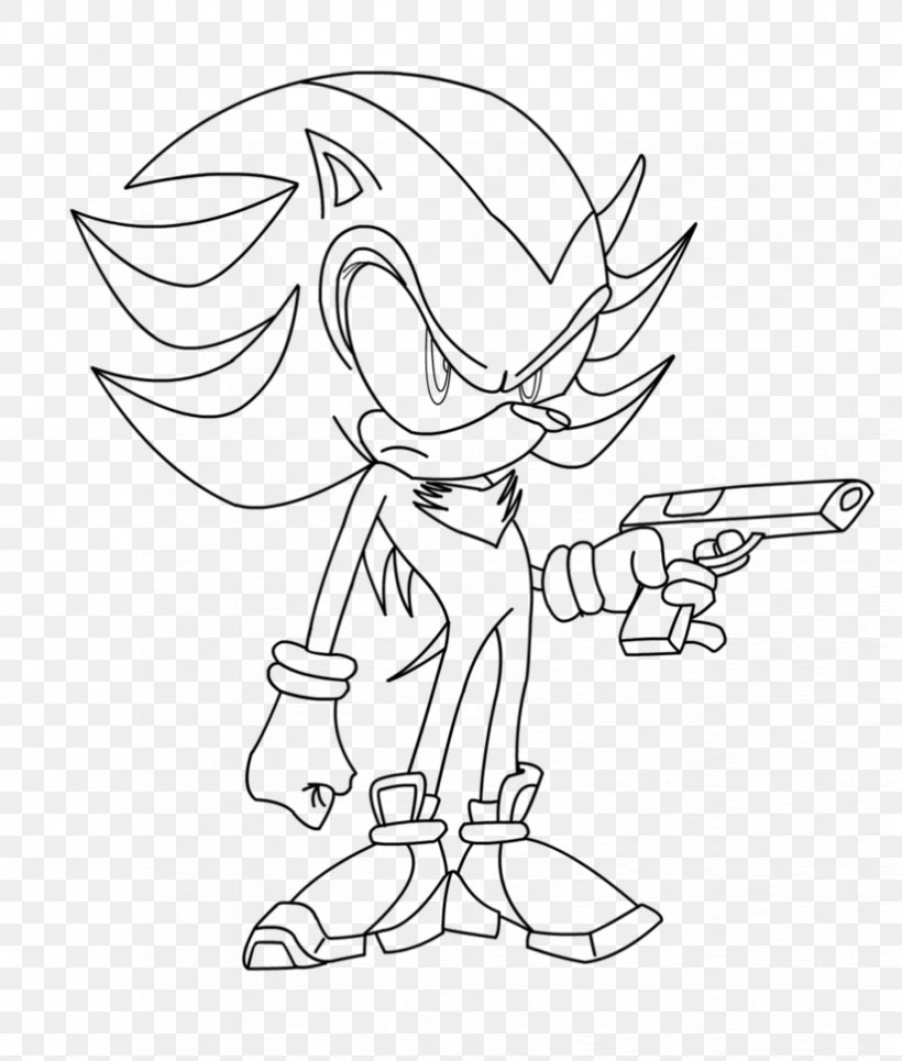 Sonic X — Signature Pose - Lineart - Shadow the Hedgehog - Gallery