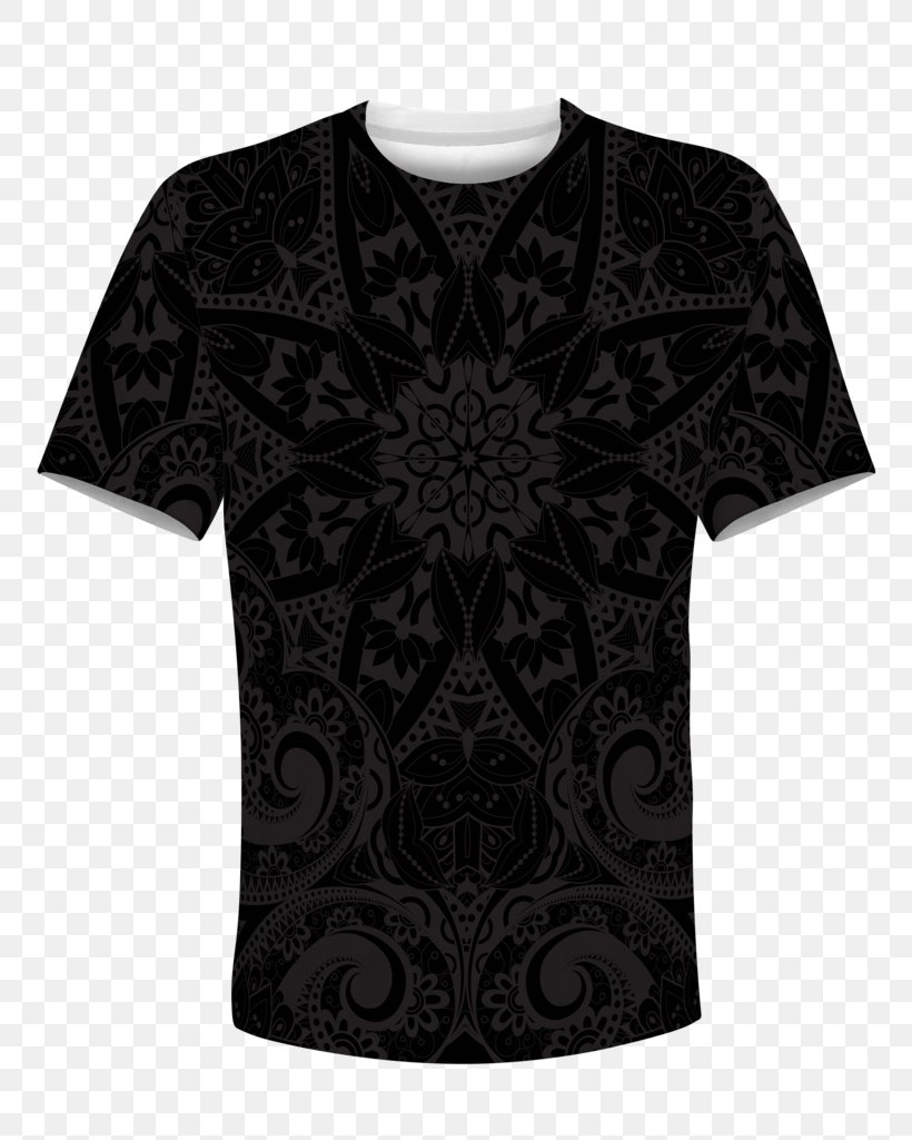 Sleeve T-shirt Visual Arts Neck, PNG, 768x1024px, Sleeve, Art, Black, Black M, Clothing Download Free