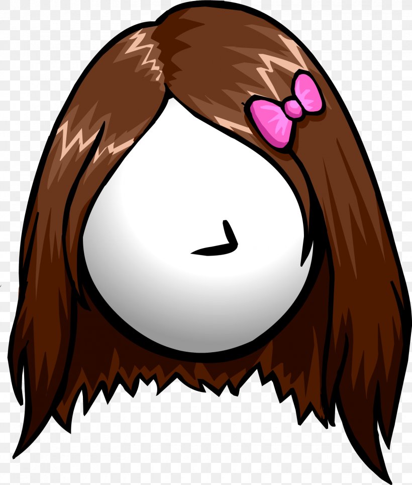 Club Penguin Brown Hair Black Hair, PNG, 1670x1965px, Watercolor, Cartoon, Flower, Frame, Heart Download Free