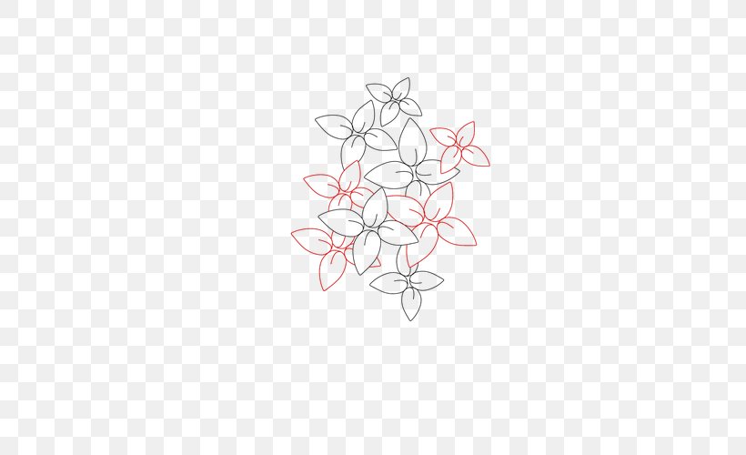 Floral Design Visual Arts Drawing Flower, PNG, 500x500px, Floral Design, Art, Branch, Drawing, Flora Download Free