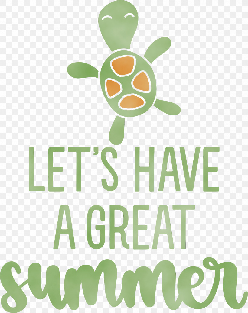 Logo Font Green Meter Happiness, PNG, 2374x3000px, Great Summer, Biology, Fruit, Green, Happiness Download Free