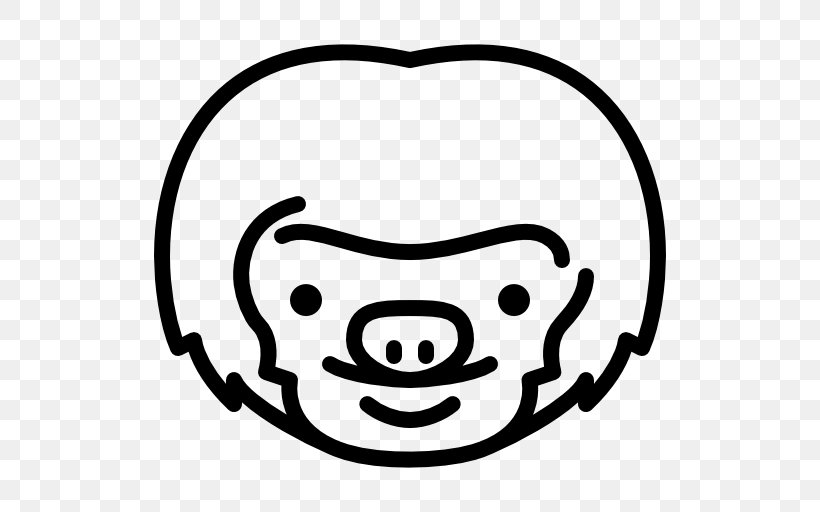 The Sloth Buckle Free, PNG, 512x512px, Sloth, Animal, Black And White, Face, Facial Expression Download Free
