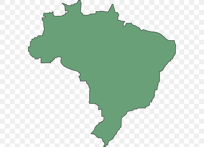 Brazil Vector Map Clip Art, PNG, 594x594px, Brazil, Area, Flag Of Brazil, Graphic Arts, Grass Download Free