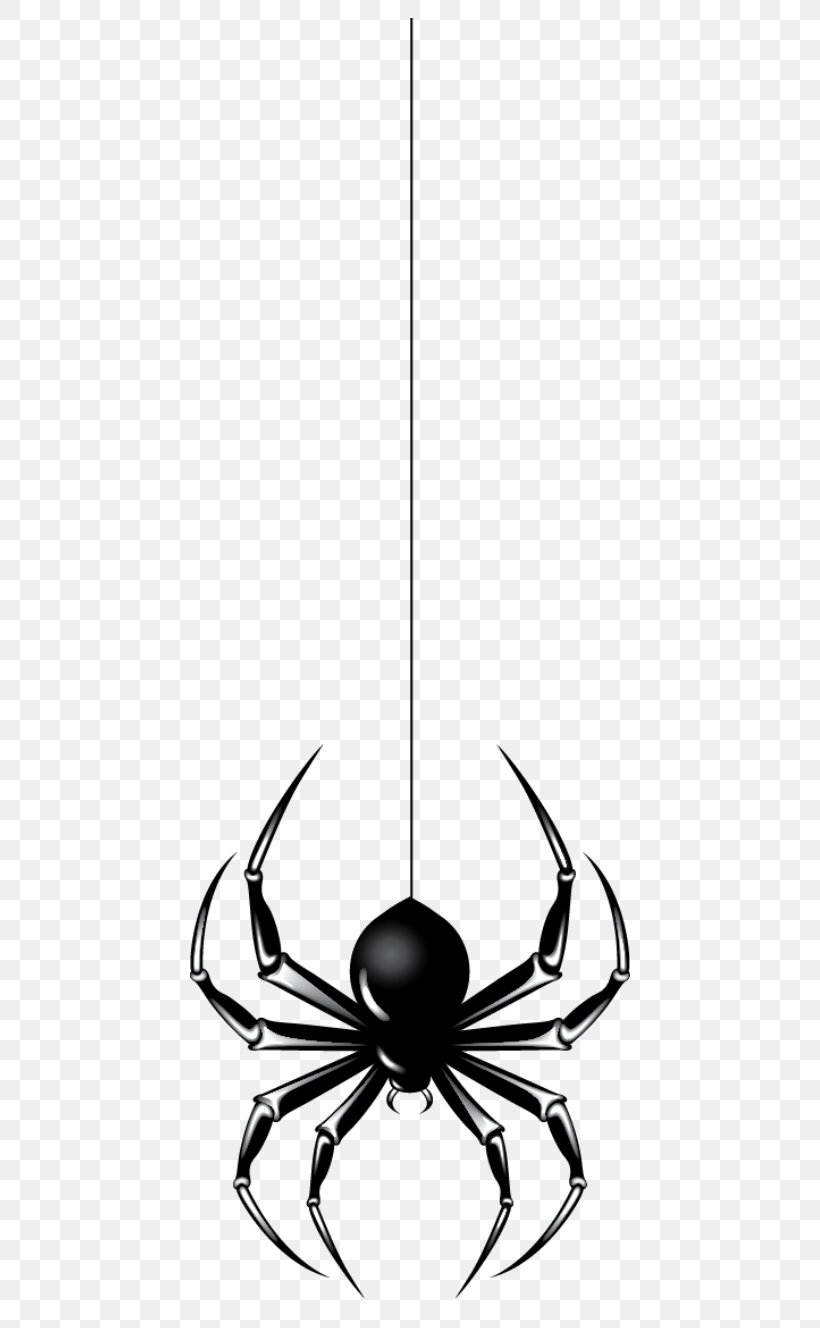 Spider Halloween Clip Art, PNG, 472x1328px, Spider, Black And White, Black House Spider, Halloween, Invertebrate Download Free