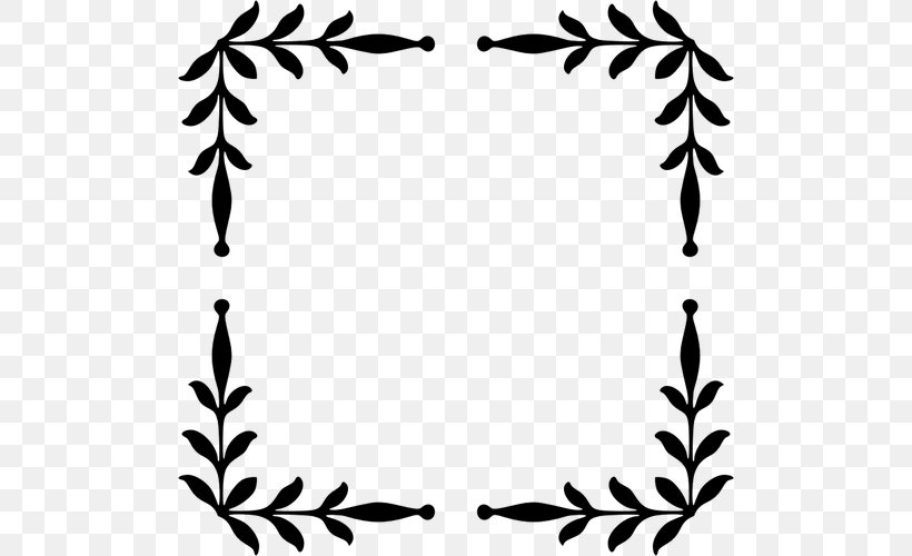 Decorative Borders Borders And Frames Clip Art, PNG, 500x500px, Decorative Borders, Art, Artwork, Black, Black And White Download Free
