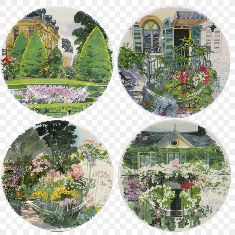 Giverny Gien Paris Plate Monet S Garden Png 1287x1287px Giverny