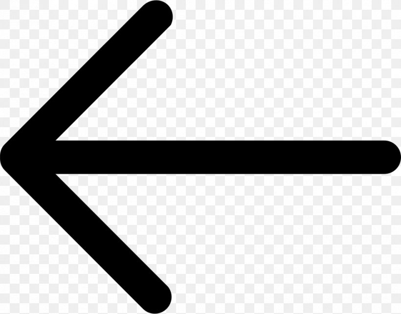 Arrow Pointer, PNG, 980x768px, Pointer, Black And White, Cursor, Sign, Symbol Download Free