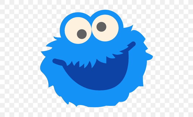 Cookie Monster Oscar The Grouch Biscuits Clip Art, PNG, 500x500px, Cookie Monster, Beak, Biscuits, Blue, Organism Download Free