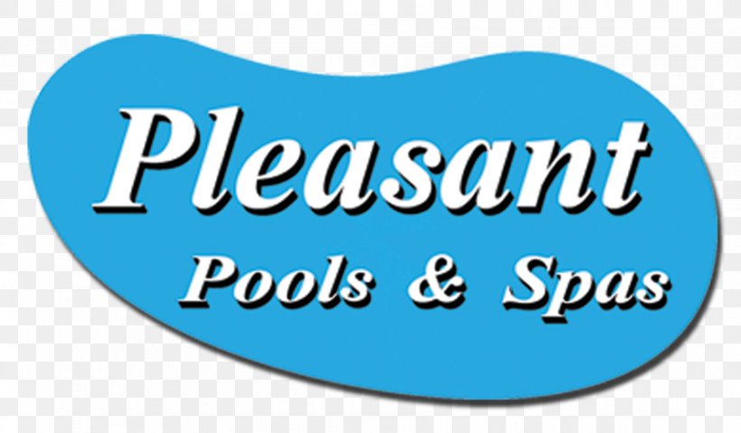 Hot Tub Pleasant Pools Supply Swimming Pool Logo Brand, PNG, 892x522px, Hot Tub, Area, Banner, Blue, Brand Download Free