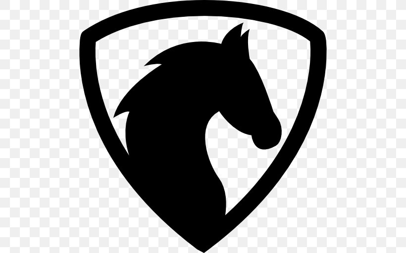 Thoroughbred Stallion Black Horseshoe, PNG, 512x512px, Thoroughbred, Animal, Artwork, Black, Black And White Download Free