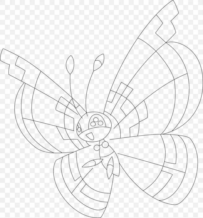 Coloring Book Pokémon GO Pokémon X And Y Pokémon FireRed And LeafGreen Drawing, PNG, 862x928px, Coloring Book, Area, Artwork, Black And White, Butterfly Download Free