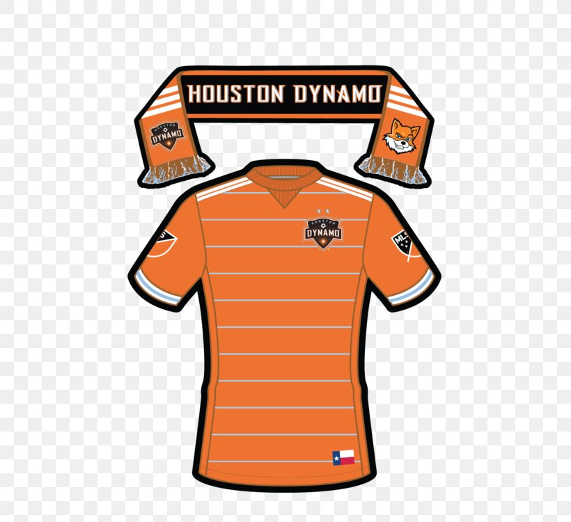 Houston Dynamo Sports Fan Jersey T-shirt MLS, PNG, 500x750px, Houston Dynamo, Area, Clothing, Hat, Jersey Download Free