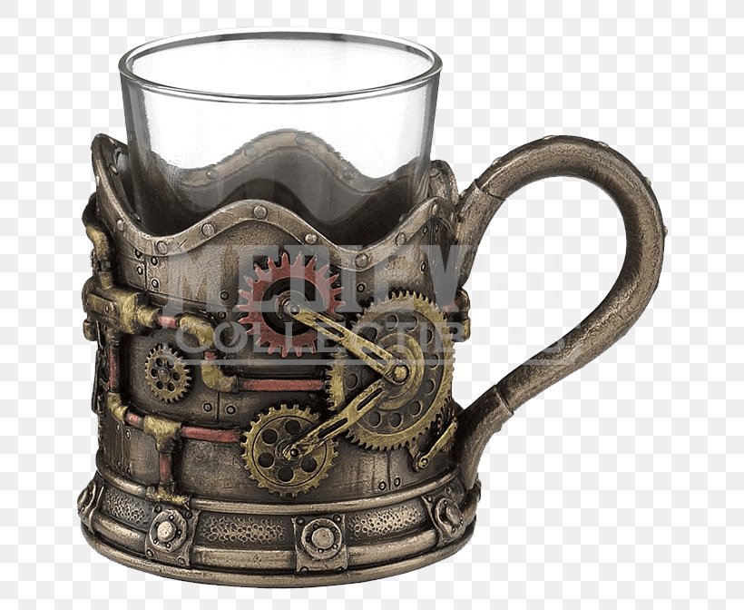 Steampunk Shot Glasses Mug Punk Subculture, PNG, 672x672px, Steampunk, Airship, Brass, Bronze, Chalice Download Free