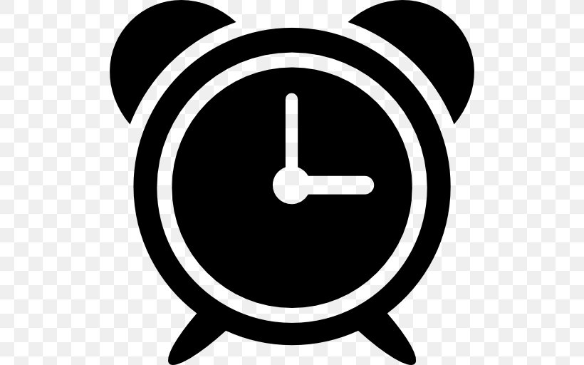 Alarm Clocks Timer, PNG, 512x512px, Alarm Clocks, Aiguille, Area, Black And White, Clock Download Free