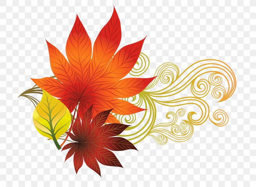 Autumn Leaf Color Free Content Clip Art, PNG, 3525x2581px, Autumn, Autumn Leaf Color, Blog, Drawing, Floral Design Download Free