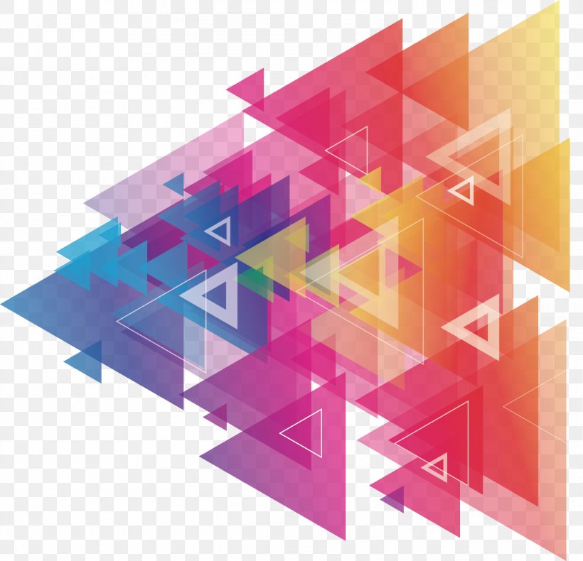 Color Triangle Vector Graphics Shape, PNG, 2332x2248px, Triangle, Color, Color Triangle, Geometry, Magenta Download Free