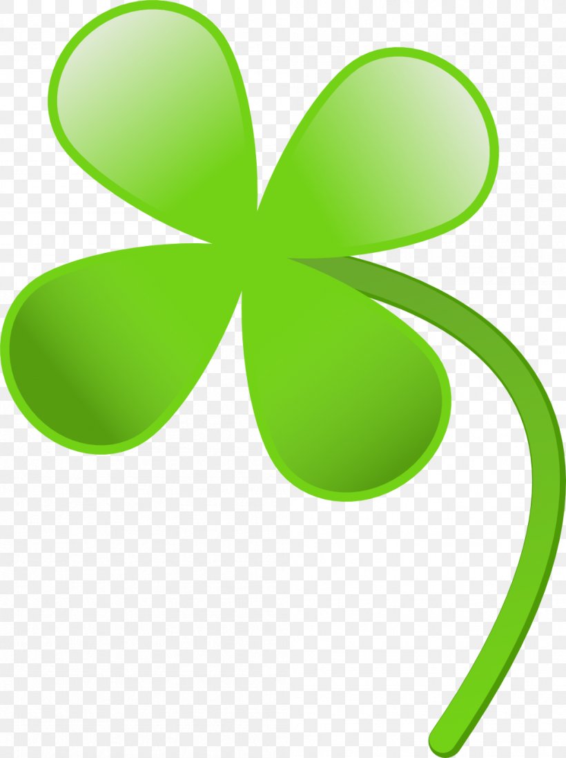 Four-leaf Clover Saint Patrick's Day Clip Art, PNG, 999x1337px, Four Leaf Clover, Clover, Grass, Green, Herbaceous Plant Download Free
