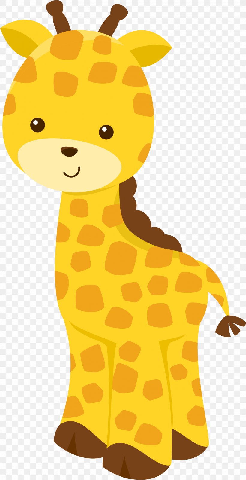 Northern Giraffe Okapi Animal Safari Clip Art, PNG, 1838x3580px, Northern Giraffe, Animal, Animal Figure, Baby Shower, Big Cats Download Free