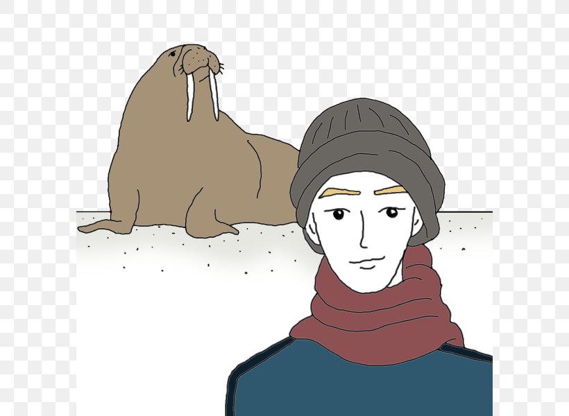 Walrus Human Marine Mammal Pinniped, PNG, 600x600px, Walrus, Animal, Arctic, Art, Cartoon Download Free