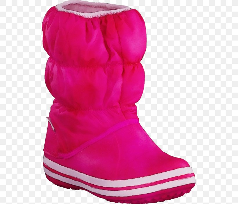 Footwear Pink Boot Snow Boot Shoe, PNG, 532x705px, Watercolor, Boot, Footwear, Magenta, Paint Download Free