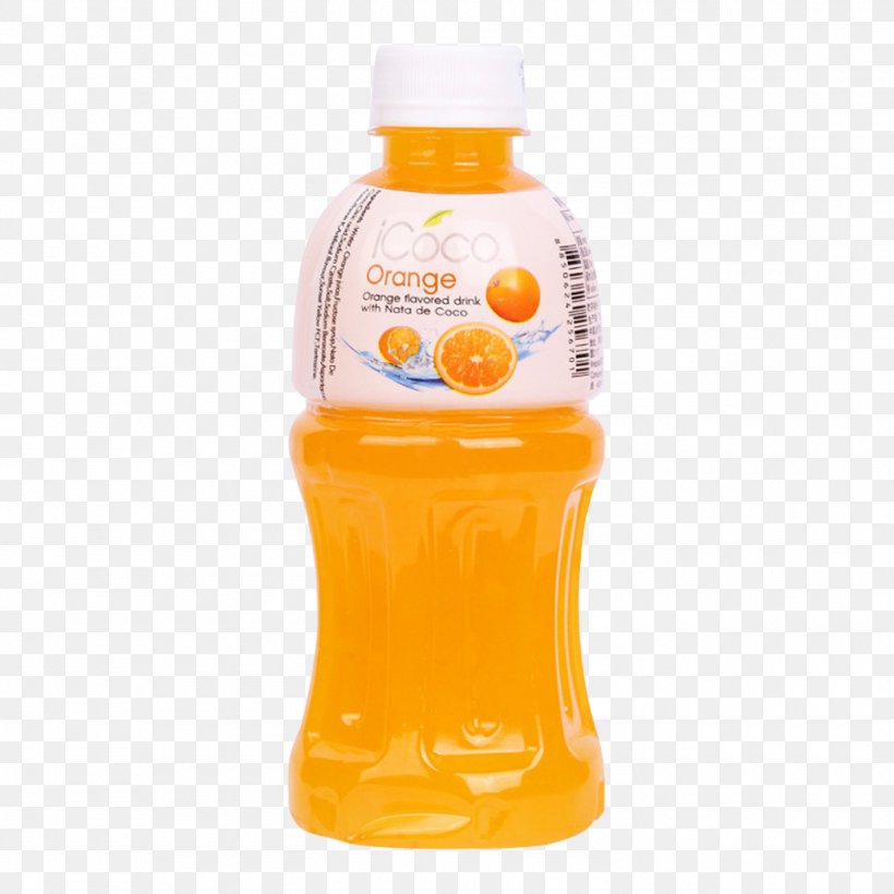 Orange Juice Orange Drink Nata De Coco Coconut Milk, PNG, 1500x1500px, Orange Juice, Bottle, Citrus Xd7 Sinensis, Coconut, Coconut Milk Download Free