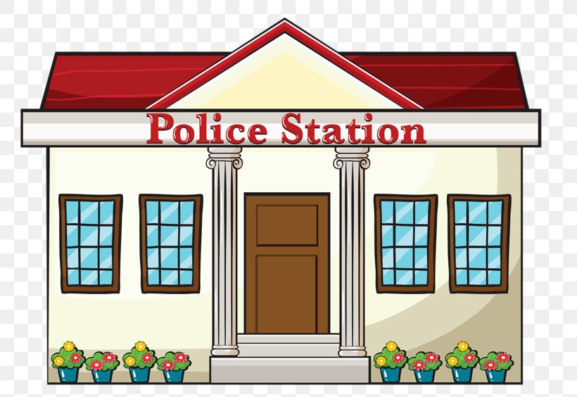 Police Station Police Officer Royalty-free Clip Art, PNG, 800x564px, Police Station, Area, Brand, Elevation, Facade Download Free