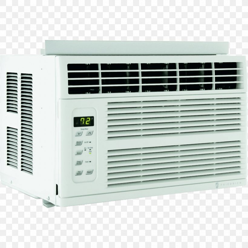 Friedrich Air Conditioning British Thermal Unit Window Home Appliance, PNG, 864x864px, Air Conditioning, British Thermal Unit, Electric Heating, Energy Star, Friedrich Air Conditioning Download Free