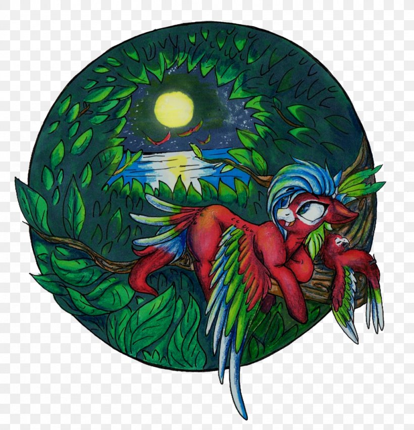 Macaw Parrot Beak Legendary Creature, PNG, 1024x1064px, Macaw, Art, Beak, Bird, Fictional Character Download Free