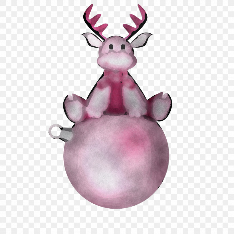 Reindeer, PNG, 1300x1300px, Reindeer, Deer, Magenta, Pink, Purple Download Free