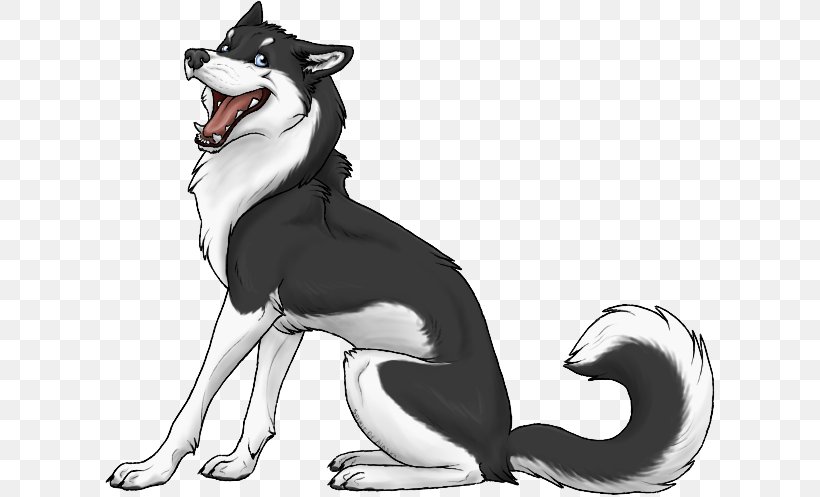 Siberian Husky Dog Breed Puppy Snout, PNG, 615x497px, Siberian Husky, Black And White, Breed, Carnivoran, Cartoon Download Free