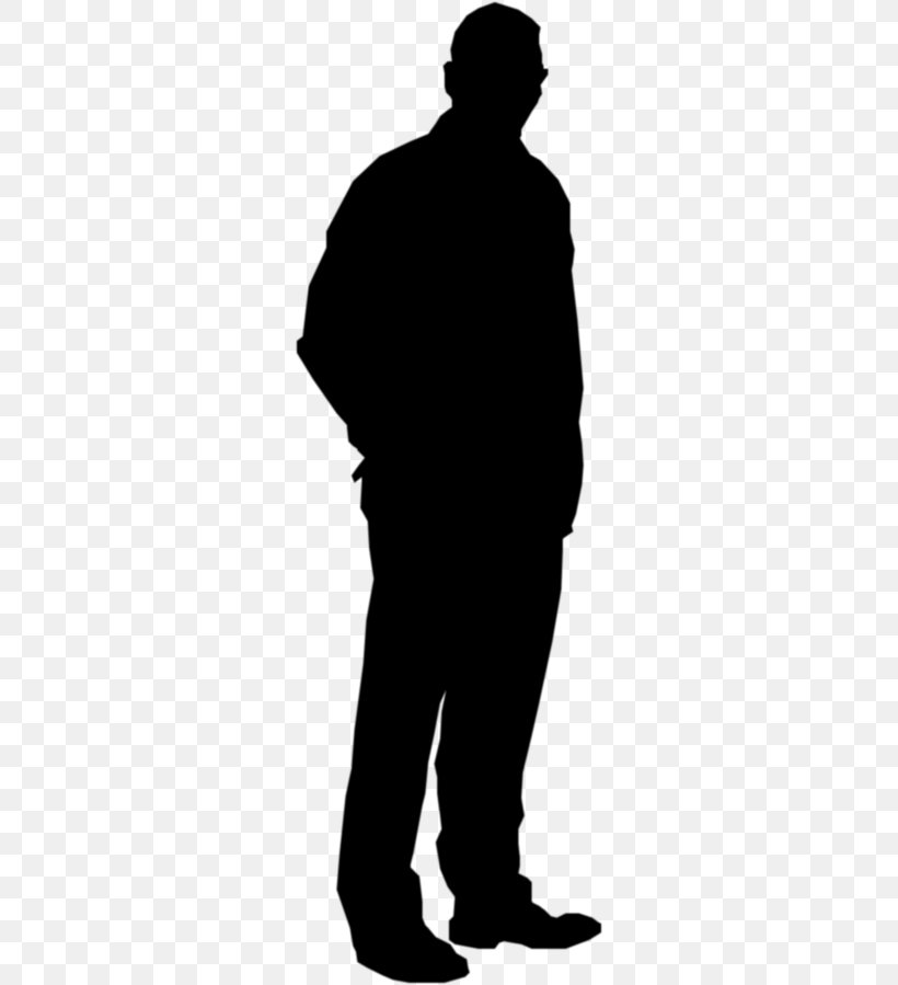 Silhouette Person Man Clip Art, PNG, 282x899px, Silhouette, Black, Black And White, Homo Sapiens, Human Behavior Download Free