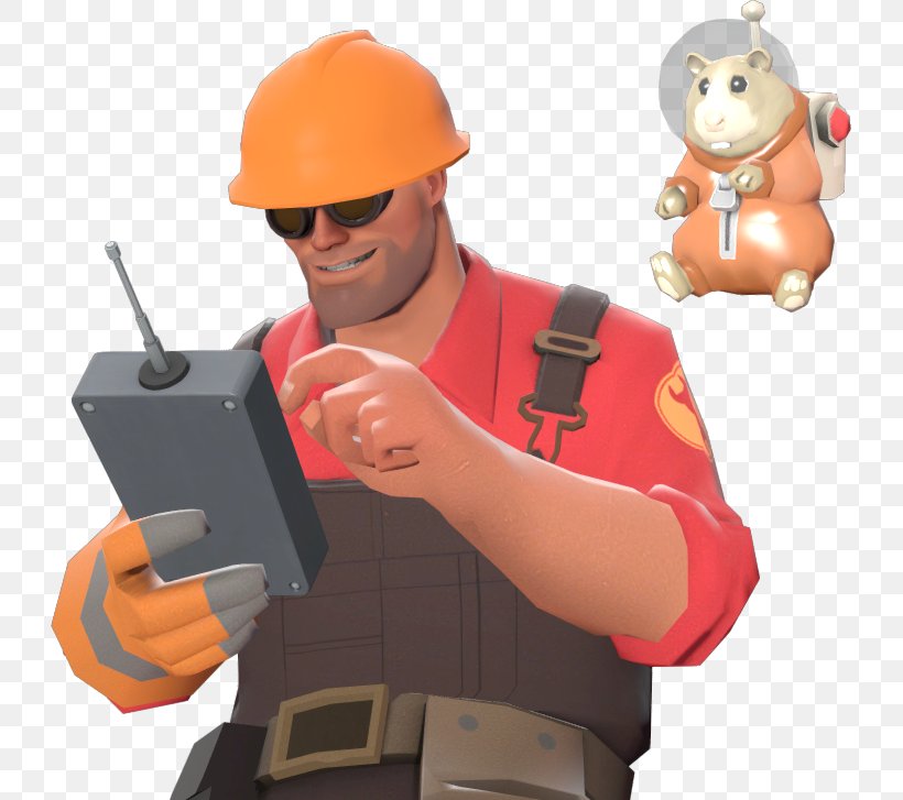 Hamster Team Fortress 2 Space Rodent Universe, PNG, 727x727px, Hamster, Community, Construction Worker, Engineer, Ese Download Free